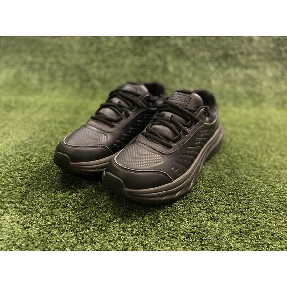 Tredsafe Slip Resistant Leather Shoes Men’s Size 11 Black Walking Sneakers main image 4